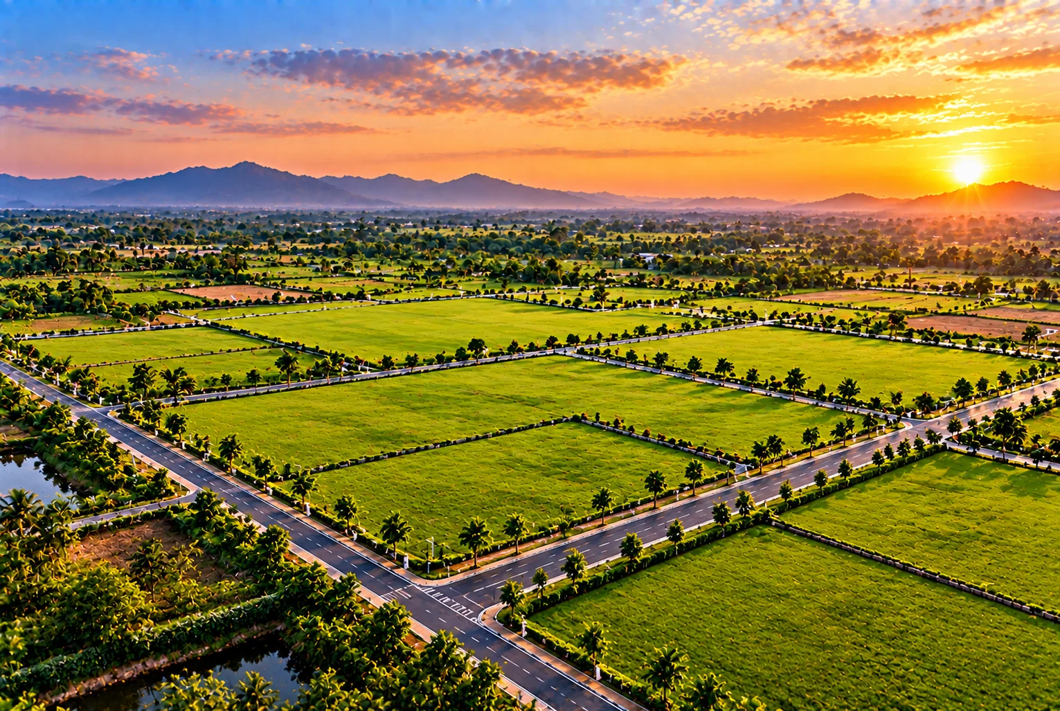large land parcels